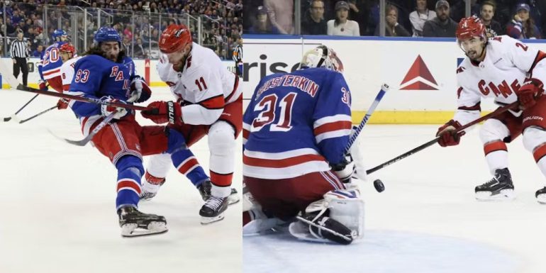 Carolina Hurricanes vs New York Rangers