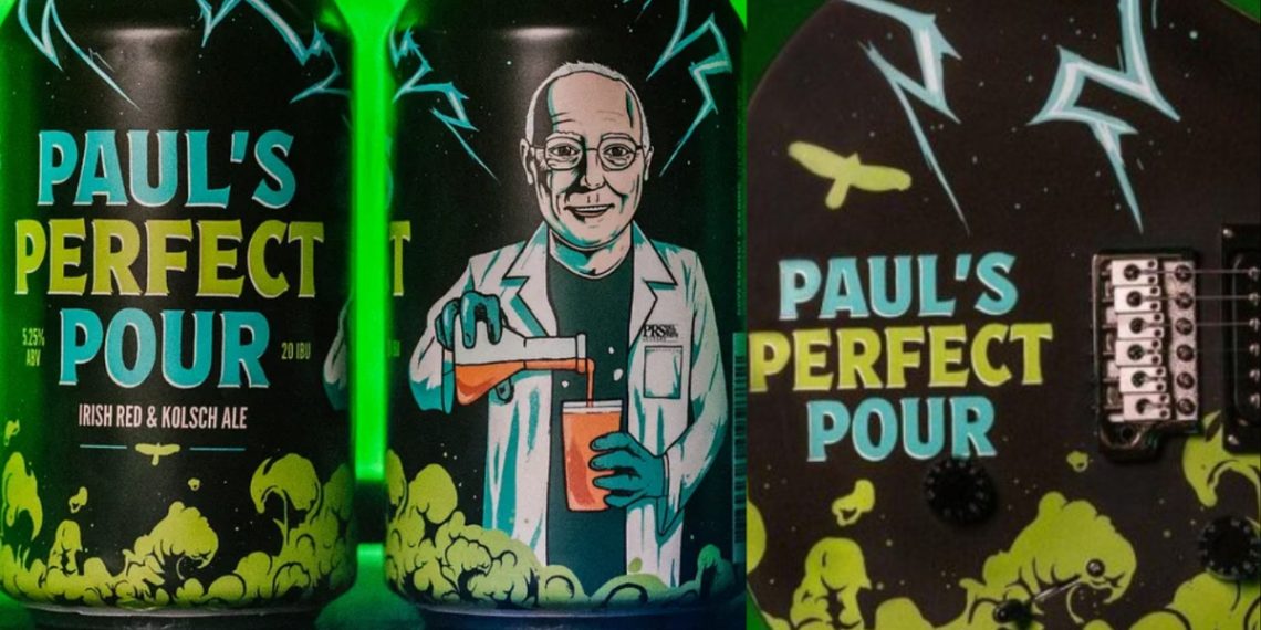 PRS Teams Up with Cult Classic Brewing for 'Paul’s Perfect Pour' Craft Beer