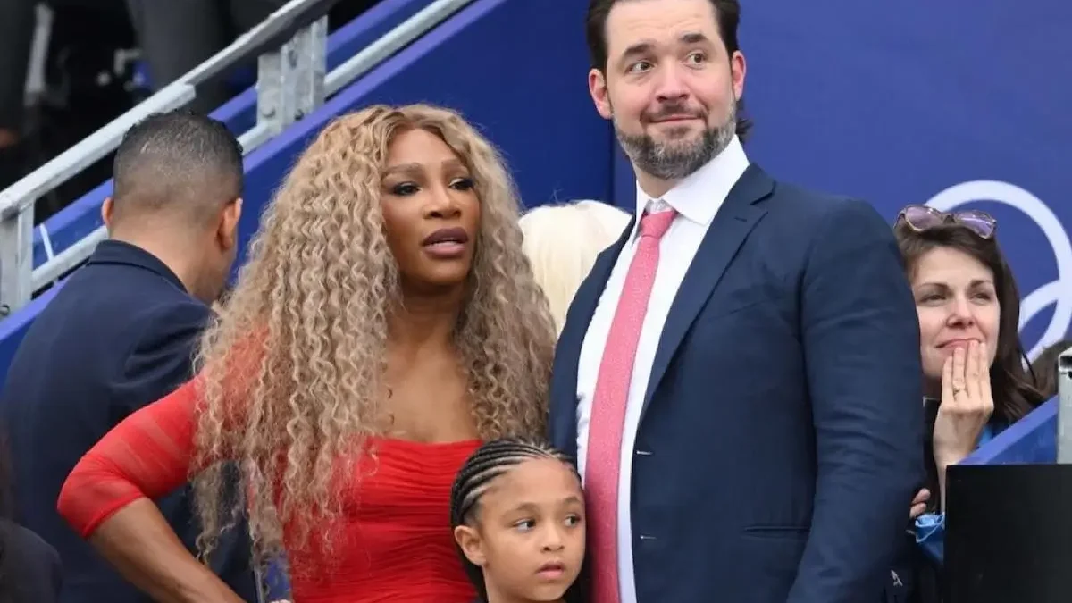 Serena Williams’ Husband Playfully Dubbed “Umbrella Holder” at 2024 Paris Olympics Opening Ceremony