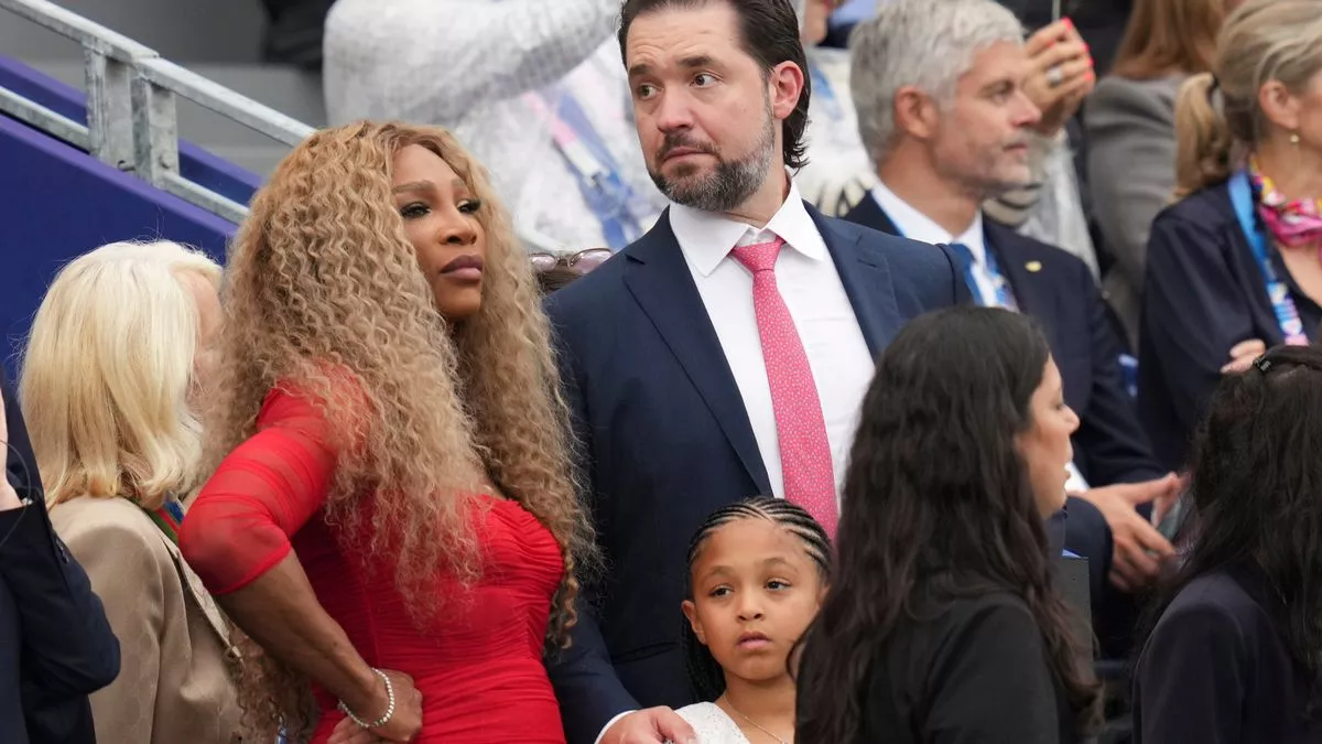 Serena Williams’ Husband Playfully Dubbed “Umbrella Holder” at 2024 Paris Olympics Opening Ceremony