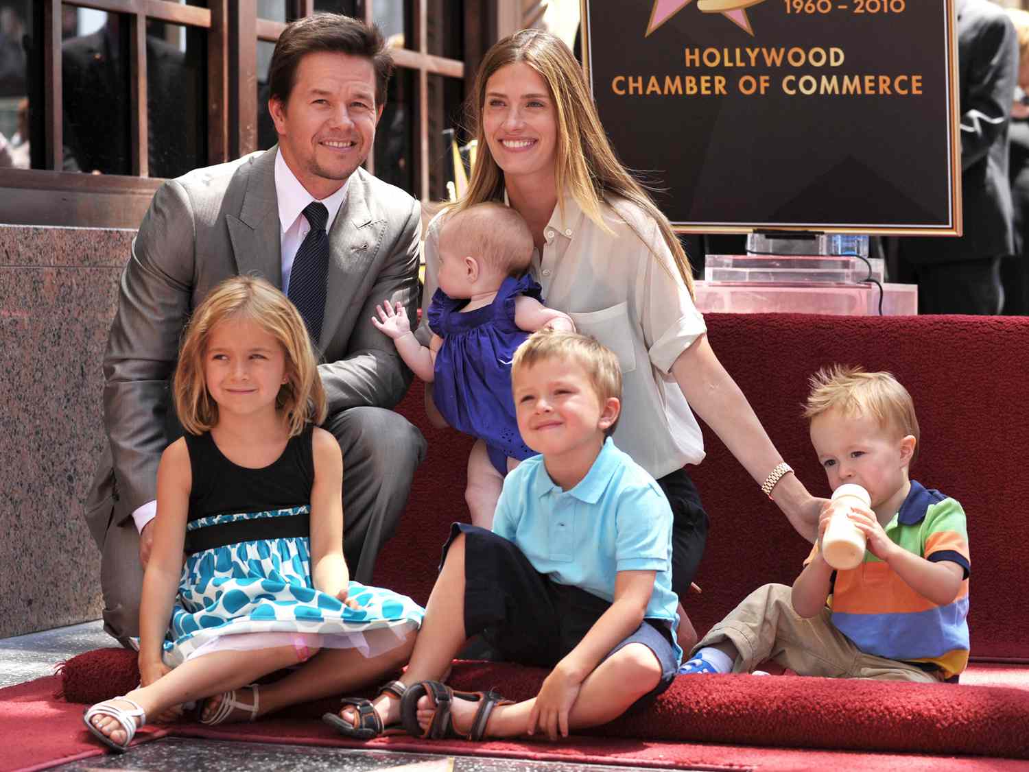 Mark Wahlberg and his family