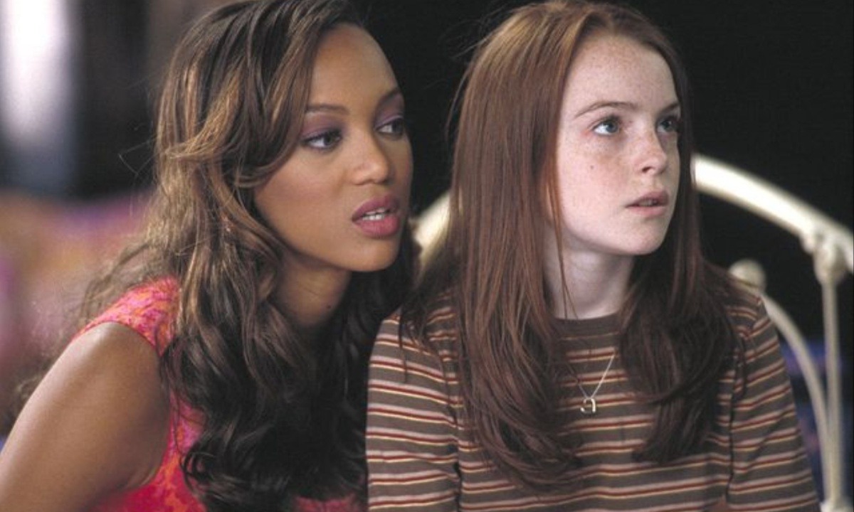 Tyra Banks and Lindsay Lohan