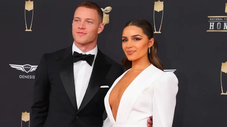 Olivia Culpo and Christian McCaffrey