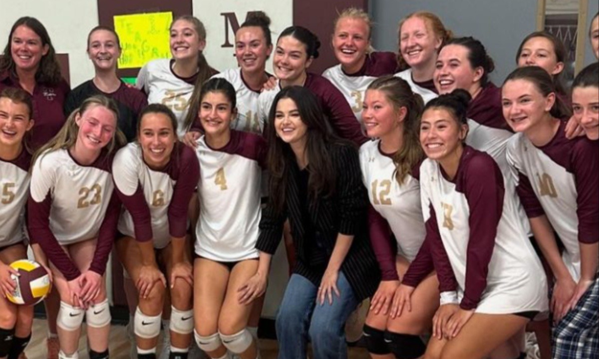 Selena Gomez Delights Telluride Students with Surprise Visit at High School Volleyball Game in Colorado