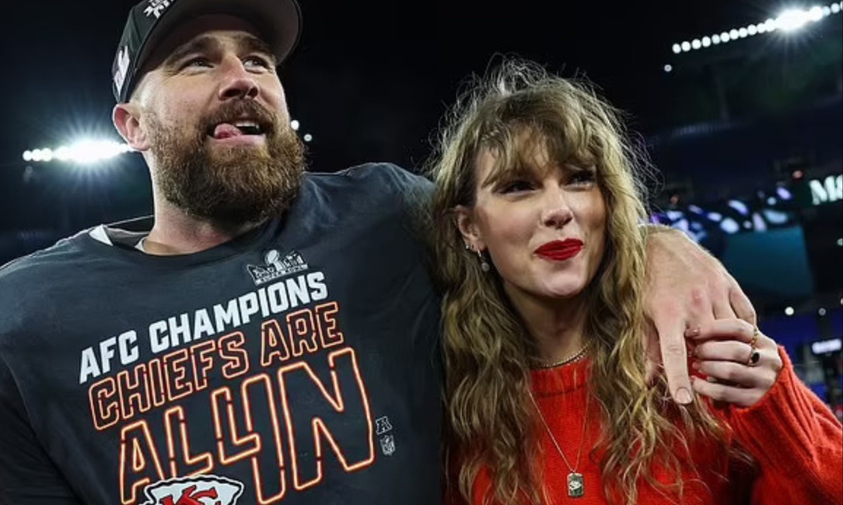 Taylor Swift and Travis Kelce